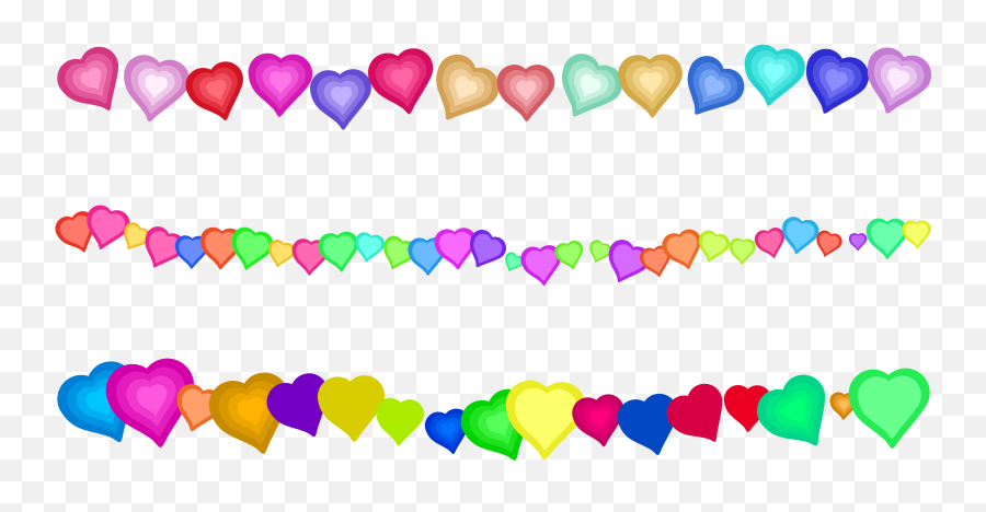 Heart Page Border Clipart - Hearts Clip Art Border Full Heart Border Clip Art Png,Heart Border Png