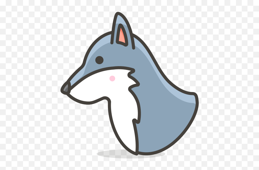 Wolf Face Free Icon Of 780 Vector - Emoji Lobo Png,Wolf Face Png