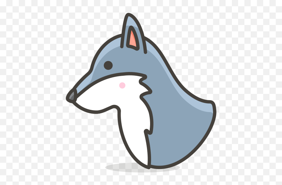 Wolf Face Free Icon Of 780 Vector - Emoji Lobo Png,Wolf Face Png - free ...