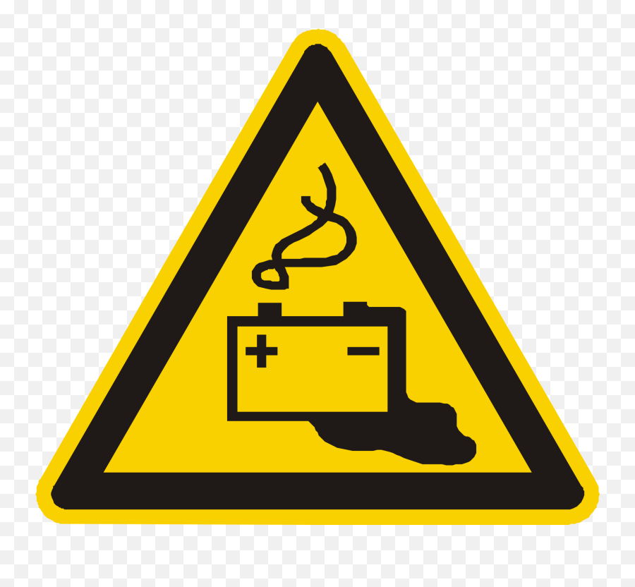 Clipart Of Battery Warning Sign Free Image Download - Battery Charging Warning Sign Png,Warning Icon 16x16