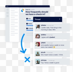 Employee Engagement App For Slack And Microsoft Teams - Vertical png