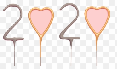 Download Free New Years 2020 Heart For Happy Poem Icon - Pink png