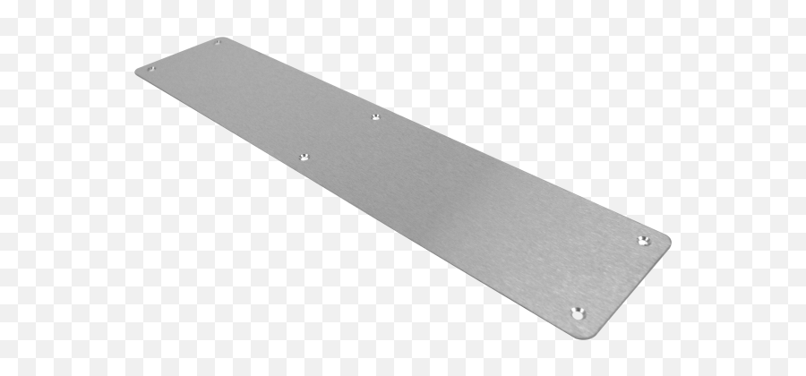 350 X 76mm Satin Stainless Steel Push Plate - Drilled U0026 Countersunk Radius Corner Sharpening Stone Png,Plate Png