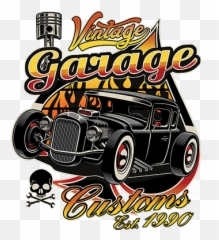 Vintage Garage Customs 1 - Art Brands png