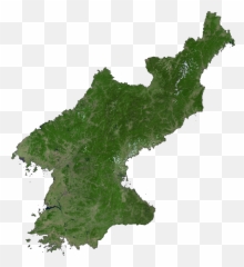North Korea Map - GIS Geography Free png