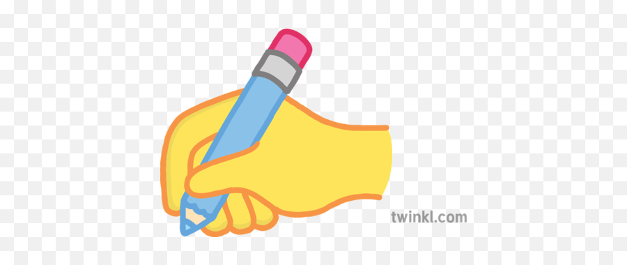 Writing Hand Pencil All About Me Emoji Worksheet English Ks1 - Clip Art Png,Hand Emoji Png