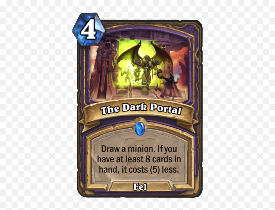 The Dark Portal - Hearthstone Wiki Hearthstone Dark Portal Png,Portal Icon Pack