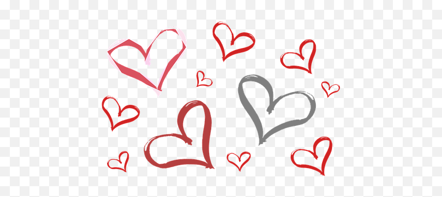 Download Hd Hearts Heart Valentineu0027s Day - Love Heart Transparent Valentines Png,Hearts Icon Png