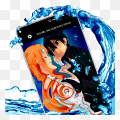 Anime Asuna Chian Kirito Sword Live Wallpaper Apk 10 - Dark Cute For Teenage Girls Phone png
