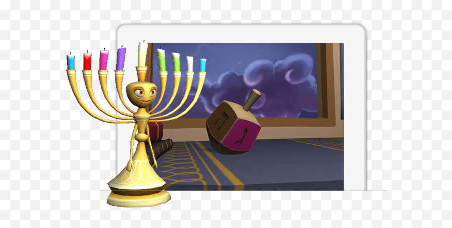 The Ji Collection - Jewish Interactive Menorah Png,Gold Menorah Icon