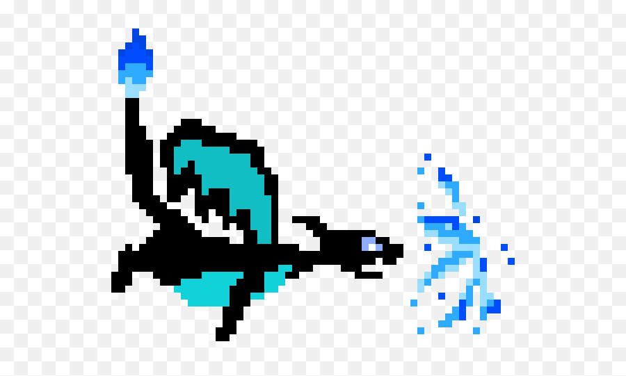 Black Dragon Pixel Art Maker - Pixel Art Black Dragon Png,Black Dragon Png