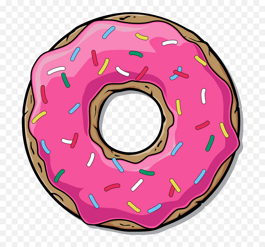Happy Donut Png - Clipart World,Donut Icon Png