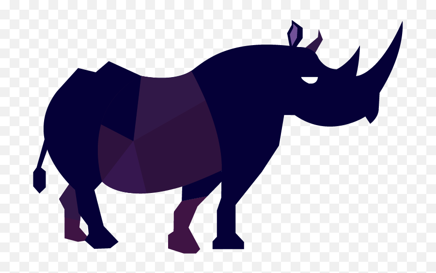 Bull Rhino - Black Rhino Cartoon Png,Rhino Png
