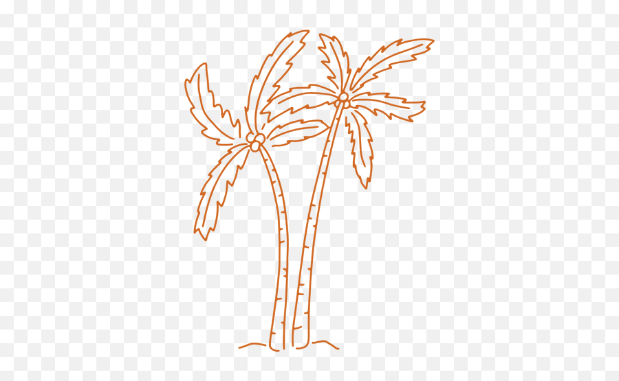 Palm Tree Hand Drawn - Transparent Png U0026 Svg Vector File Palmera Dibujada A Mano Png,Hand Palm Png