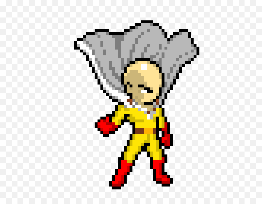 Download Hd One Punch Man - One Punch Man Pixel Art Victoria Png,One Punch Man Logo Png