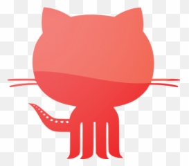 Web 2 Red Github 6 Icon - Free Web 2 Red Site Logo Icons Icon White Github Logo Png,Git Hub Logo