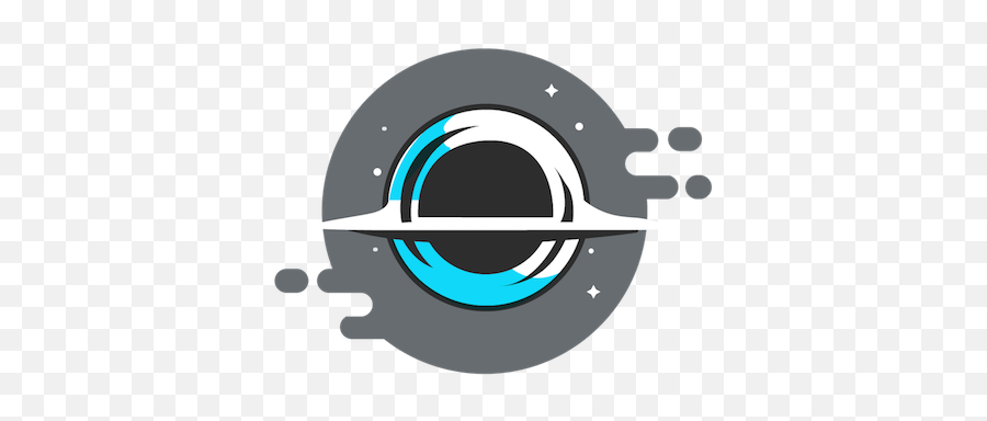 Scientific Blackhole Sticker - Black Hole Symbol Png,Black Hole Png