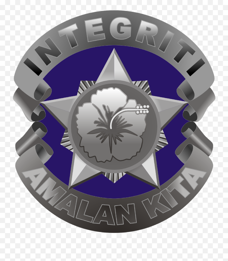 Logo Integriti Polis Png Image - Integriti Amalan Kita,Vectorise Png