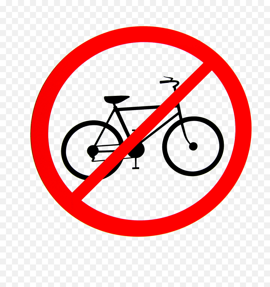 Bicycles Allowed Sign Png Image - No Bicycle Signs,No Sign Png