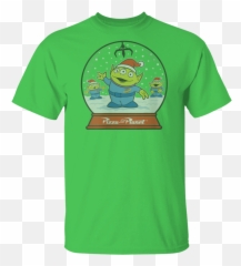 Womens Pixar Toy Story Alien Claw Snowglobe Christmas T - Keep Calm And Chive Png,Toy Story Aliens Png