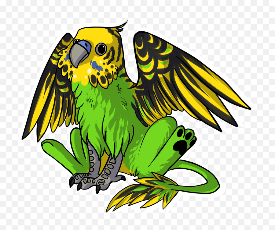 Budgie Drawing Parakeet Clipart - Full Size Clipart Budgie Drawing Png,Parakeet Png