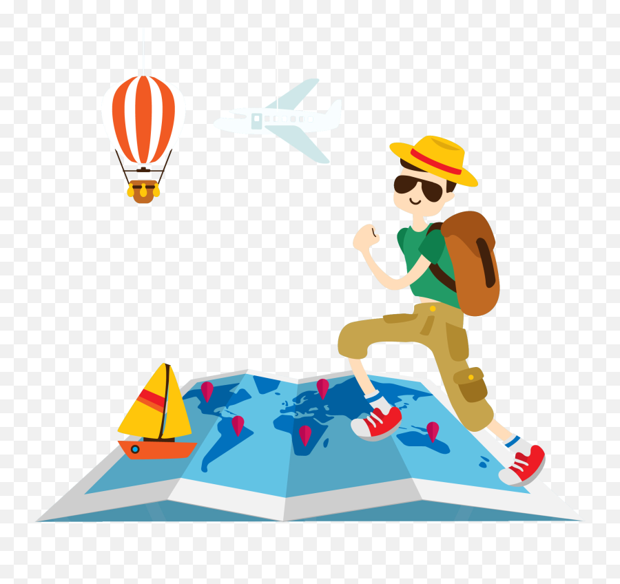 Travel Hd Png Vector Clipart Psd - Traveling Clipart Png,Travel Clipart Png
