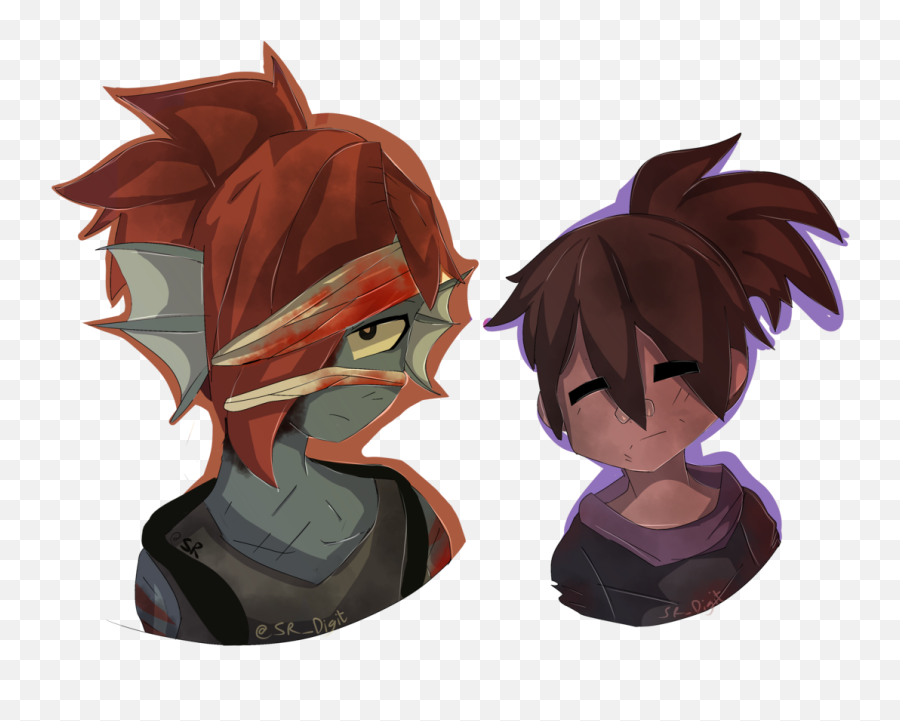 Gzombietale Frisk And Undyne - Gzombietale Frisk Png,Undyne Png