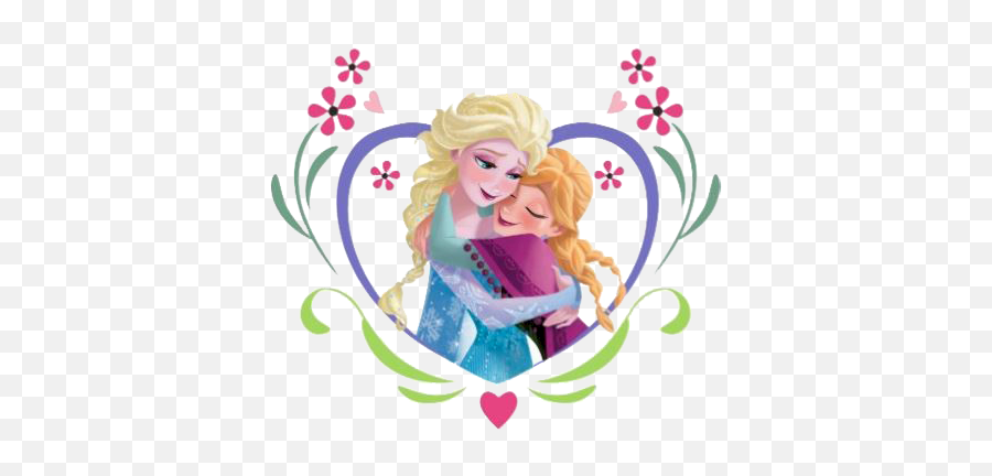 Clipart - Elsa And Anna Hugging Png,Elsa And Anna Png
