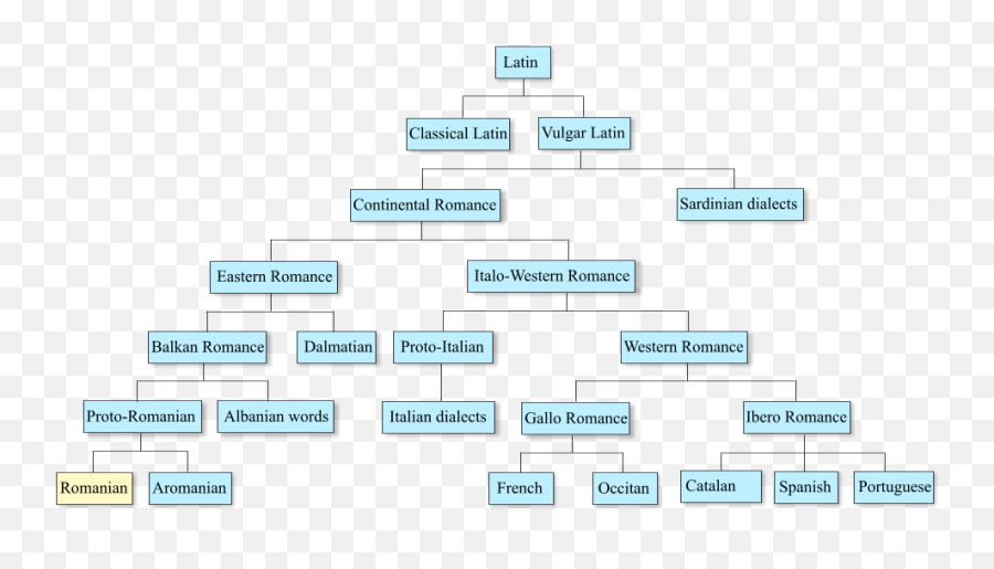 Fileromance Languages And Romanianpng - Wikimedia Commons Latin Italian Spanish French Portuguese Romanian,Family Word Png