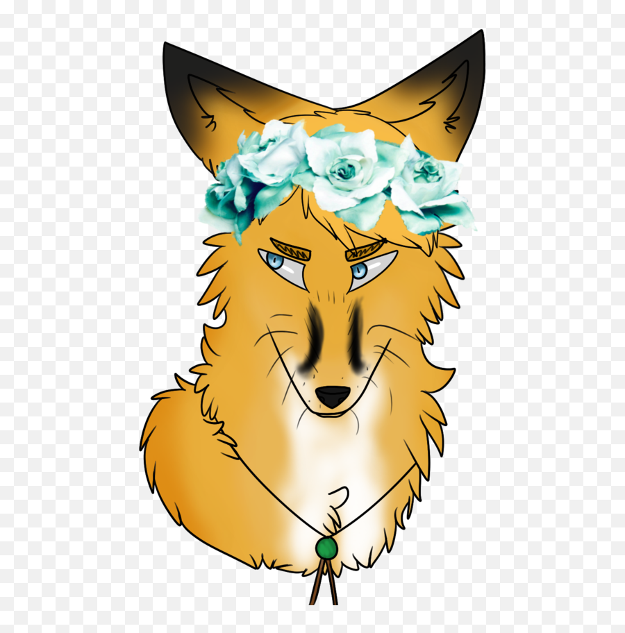 Fox Clipart Flower - Fox Animal Jam Flower Crown Full Size Animal Jam Free Arts Png,Fox Clipart Png