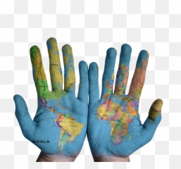 Hands World Map Png Hd Image Free Download - Hands World Map Png,World Map Png