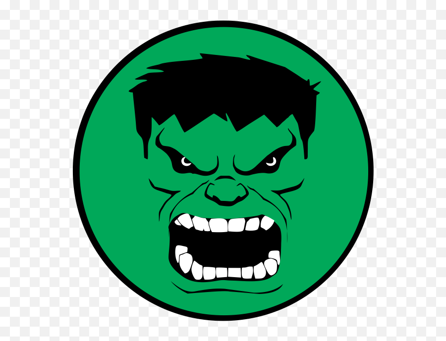 Hulk - Hulk Face Vector Clipart Full Size Clipart 529715 Rosto Do Hulk Png,The Hulk Logo
