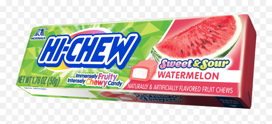Hi - Chew Watermelon 50g Hi Chew Watermelon Png,Watermelon Transparent