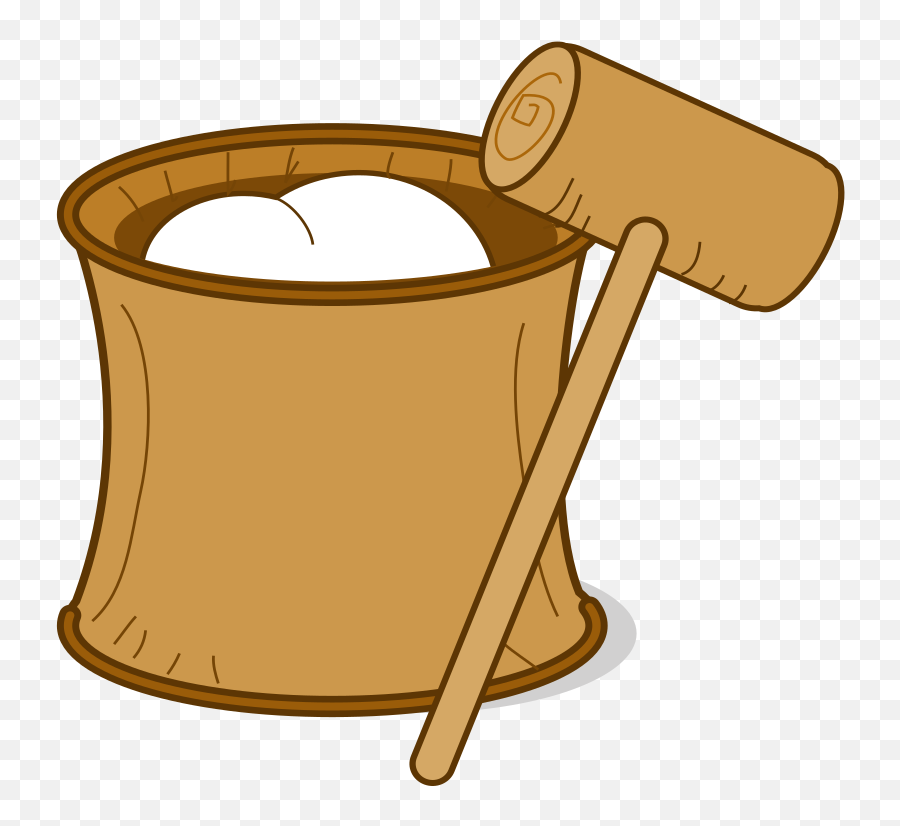 Download Free Png Mochi Pounding - Dlpngcom Pounding Mochi Clipart,Mochi Png