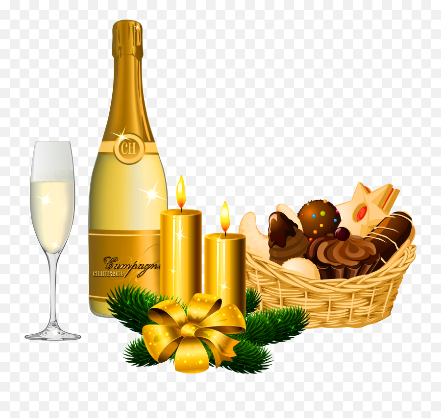 Champagne Png Transparent Images - New Year Champagne Png,Champagne Glass Transparent Background