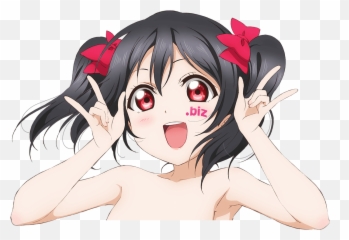 Love Live Girls Get Naked For Collaboration With A Domain - Anime Girl Lewd Png,Nico Yazawa Png
