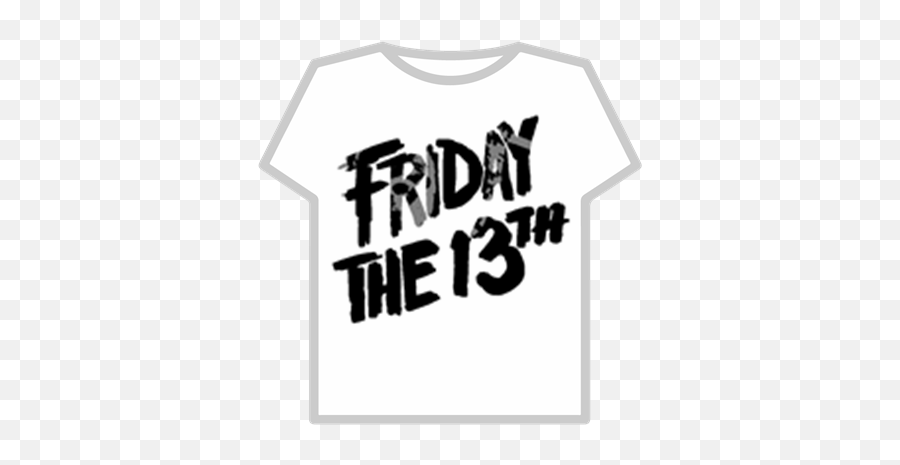 Transparent - Mellow T Shirt In Roblox Png,Friday The 13th Logo Png