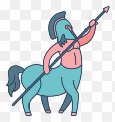 Transparent Png Svg Vector File - Centauro Mitologia Grega Desenho,Centaur Png