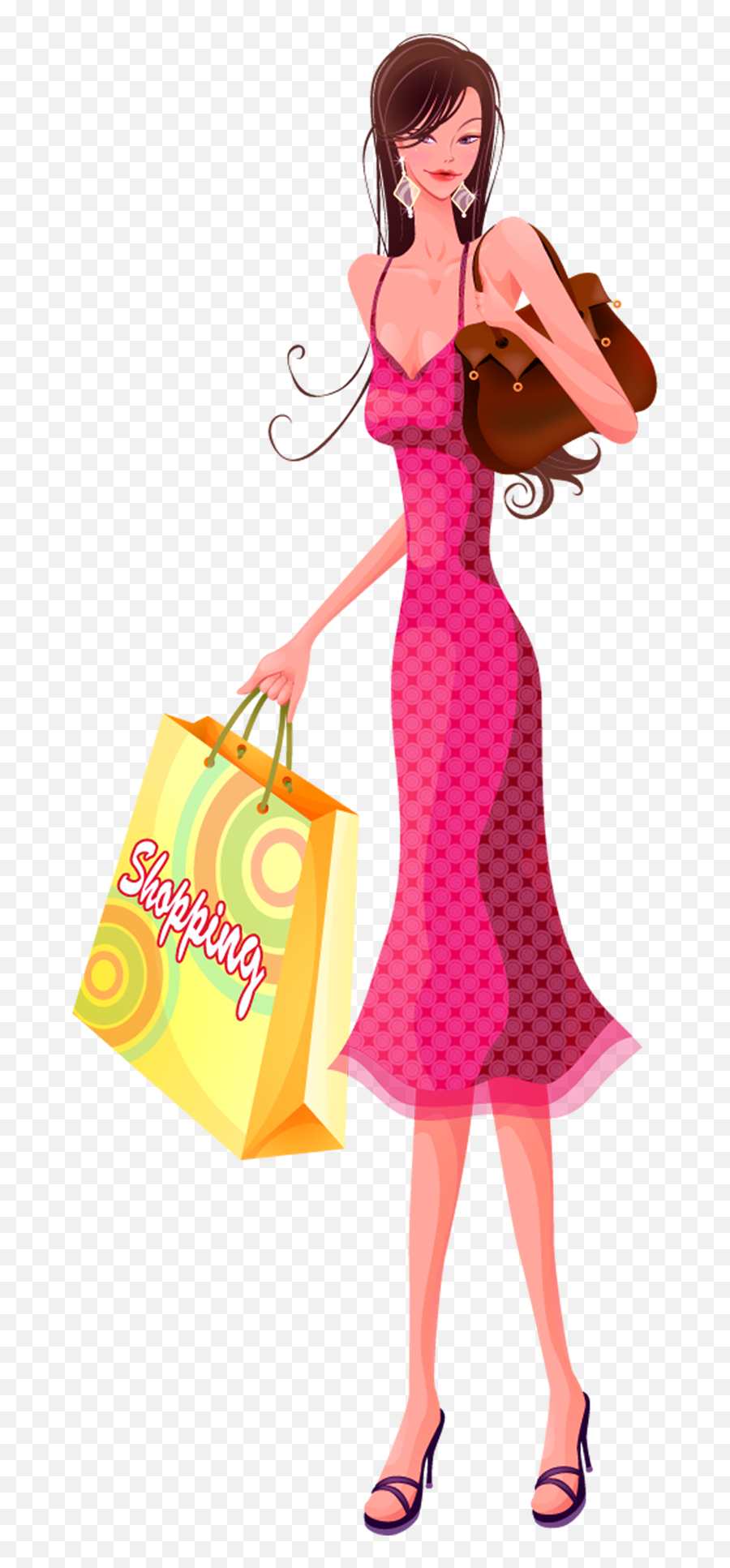 Hd Shopping Woman Png Image Free Download - Dress Logo Png Shopping,Shopping Png
