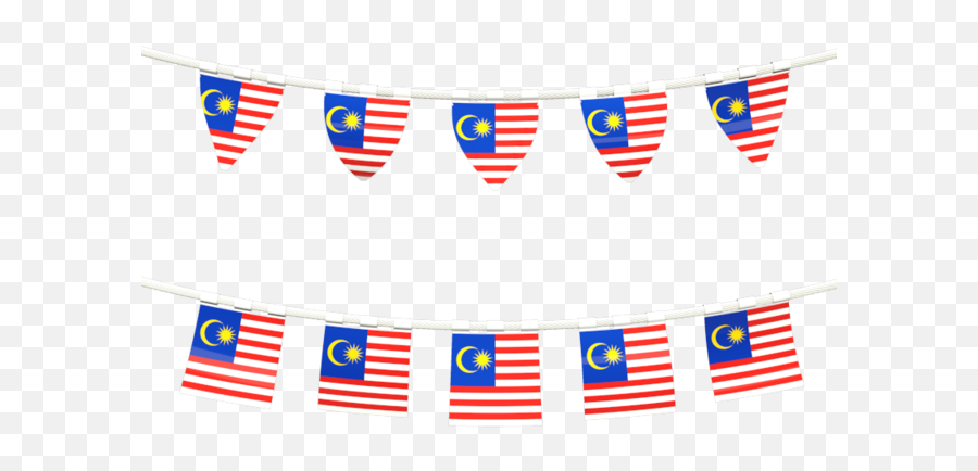 Rows Of Flags Illustration Flag Malaysia - Small Malaysia Flag Png,Flag Banner Png