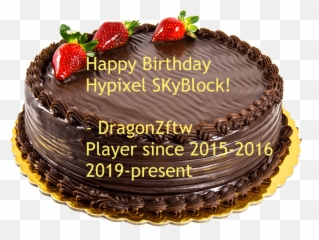 Happy Birthday - Chocolate Truffle Cake Hd Images Png,Minecraft Cake Png