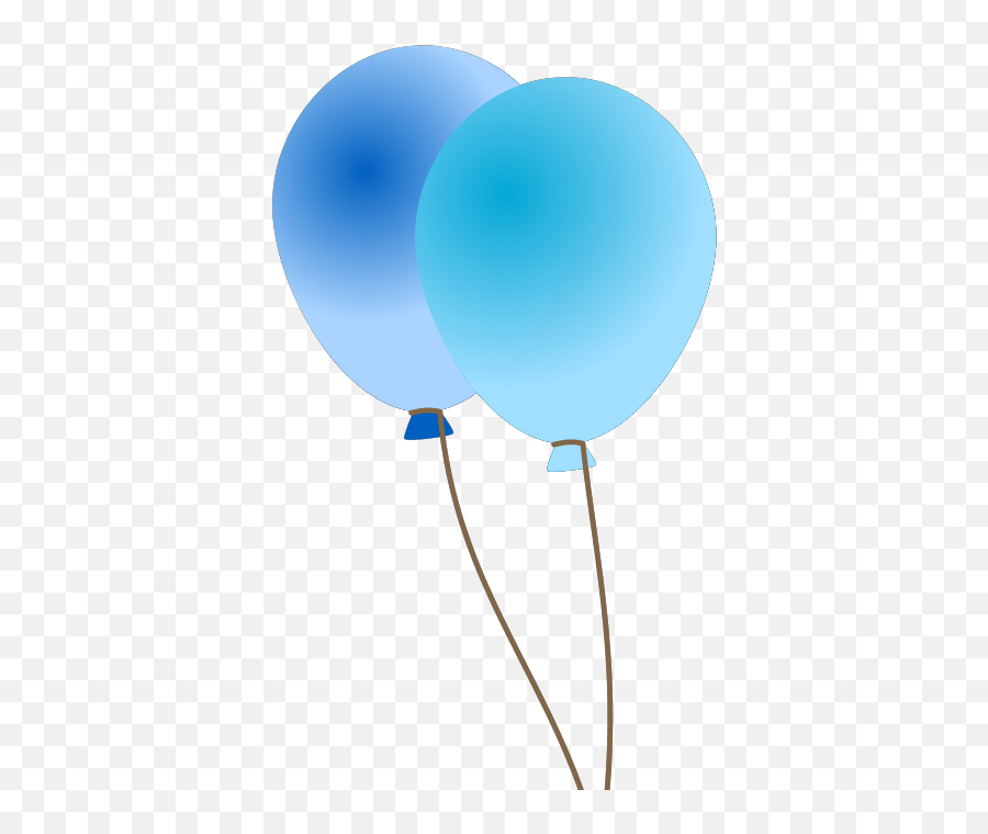 Emmas Blue Balloons Png Svg Clip Art - Balloon,Blue Balloon Png