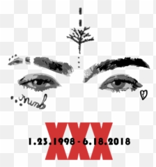 Xxxtentacion Rip Shirt By Tiny Circle Mega Dot Inktale Png