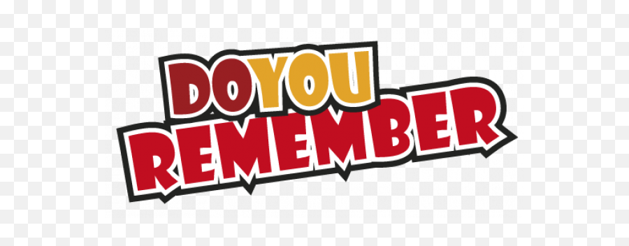 You Remember Clipart Transparent Images - Horizontal Png,Remember Png