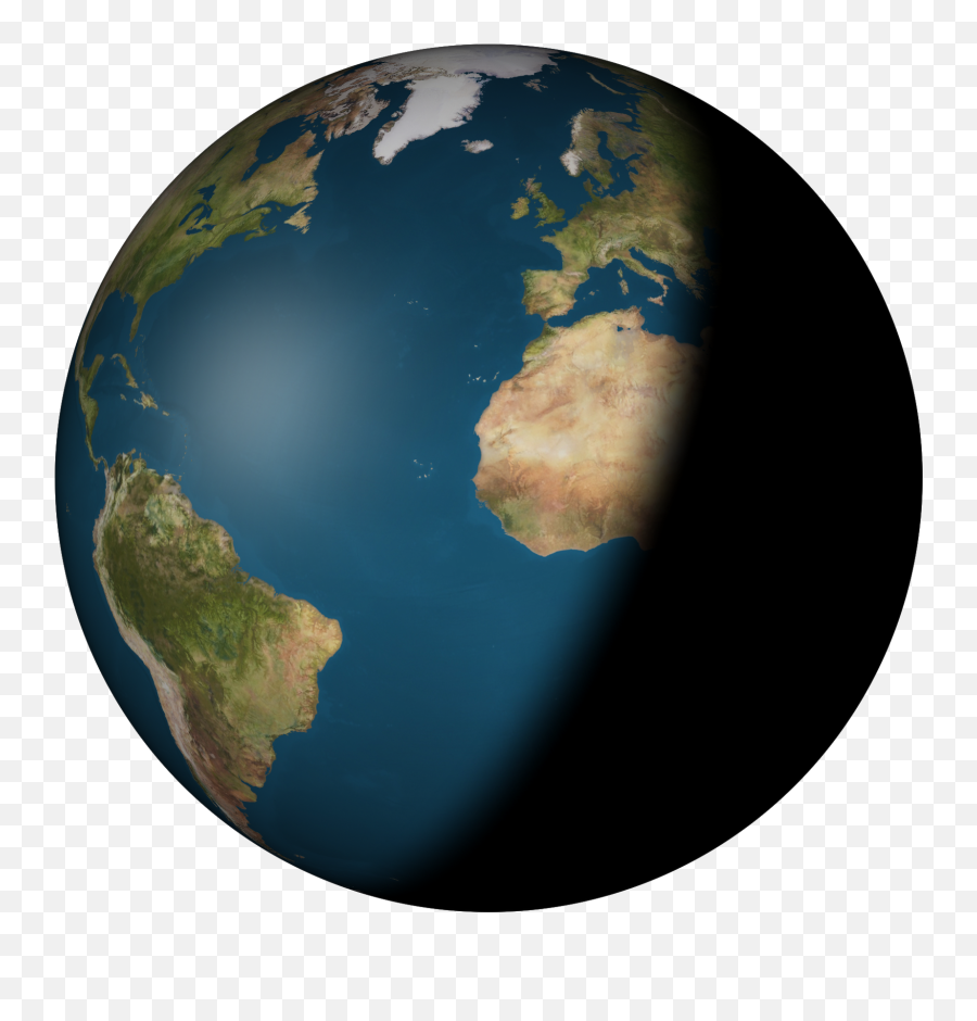 Day And Night Earth Png Free - Change You Want To See,Earth Png Transparent