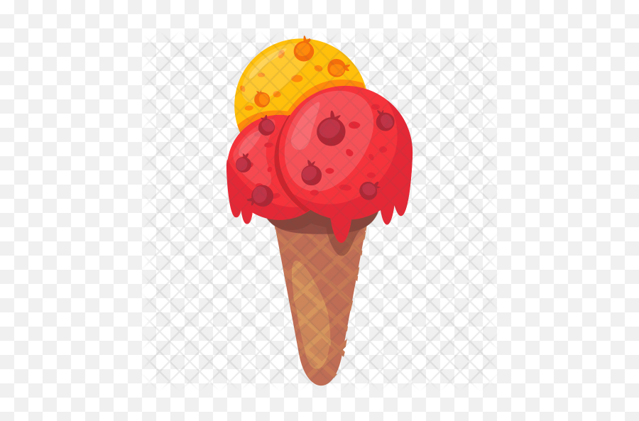 Snow Cone Icon Of Flat Style - Cone Png,Snow Cone Png