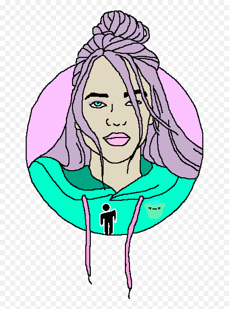 Editing Billie Eilish - Billie Eilish Pixel Art Grid Png,Billie Eilish Png