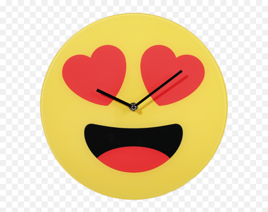 Download Wall Clock Emoji Love - Clock With Emoji Png,Clock Emoji Png