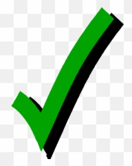 Shaded Checkmark Png - Green Mark