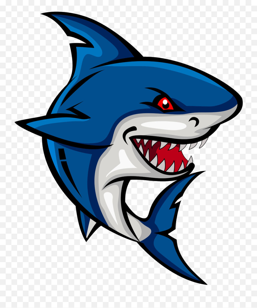 Download Shark Cartoon Clip Art - Shark Cartoon Png,Shark Logo Png